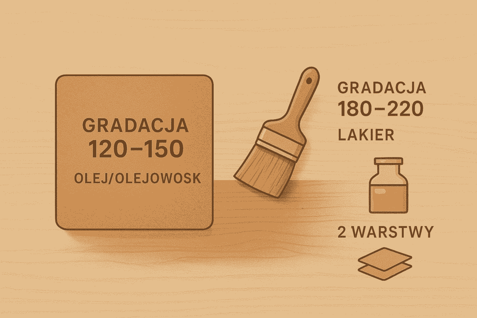 Infografika: przygotowanie drewna do impregnacji